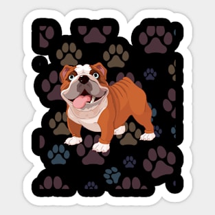 THE DOG LOVE Sticker